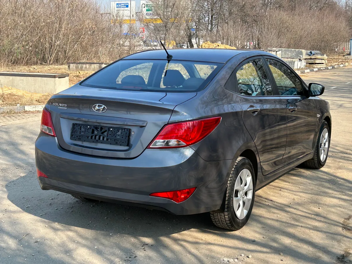 Hyundai Solaris 1.6 MT (123 л.с.), 2016 — фото 4